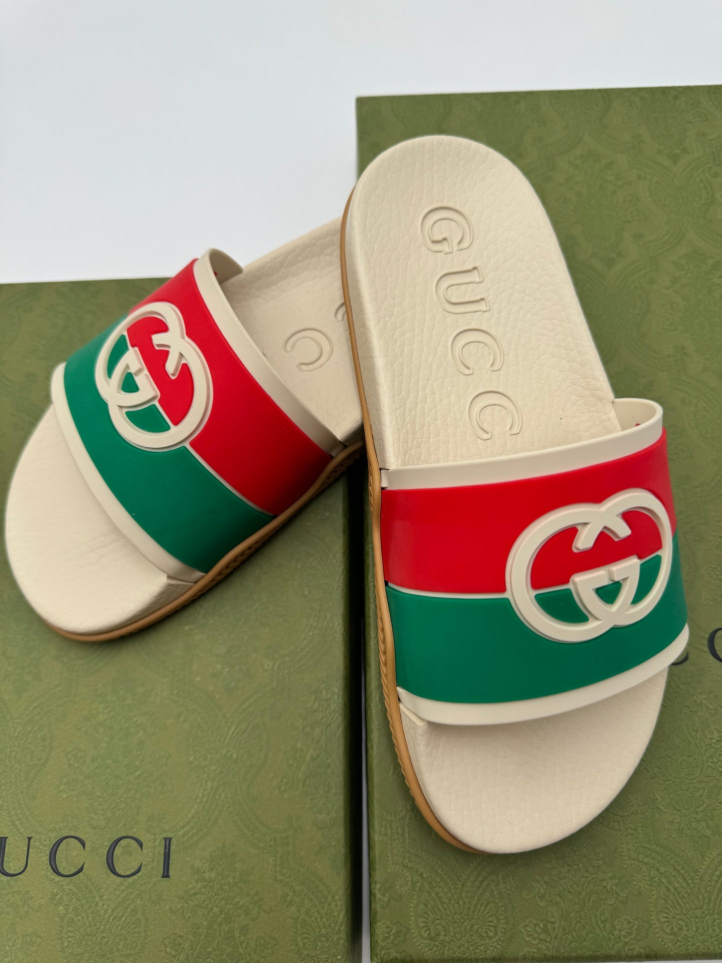 GUCCI SLIDES SIZE 6 (NEW)