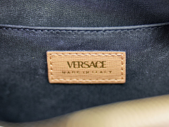 PRELOVED VERSACE CAMERA BAG TAN