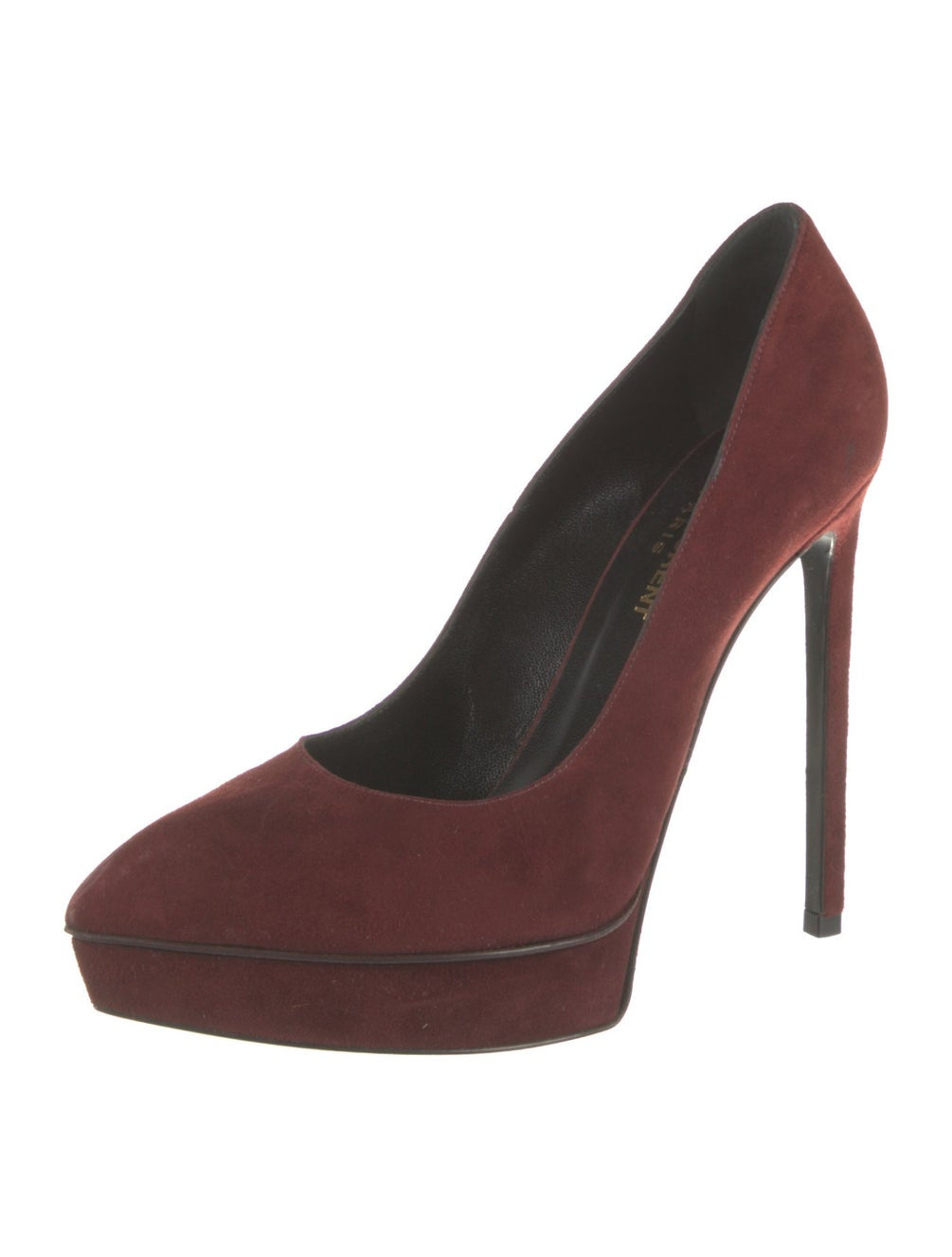 YVES SAINT LAURENT BURGUNDY PUMPS SIZE 7