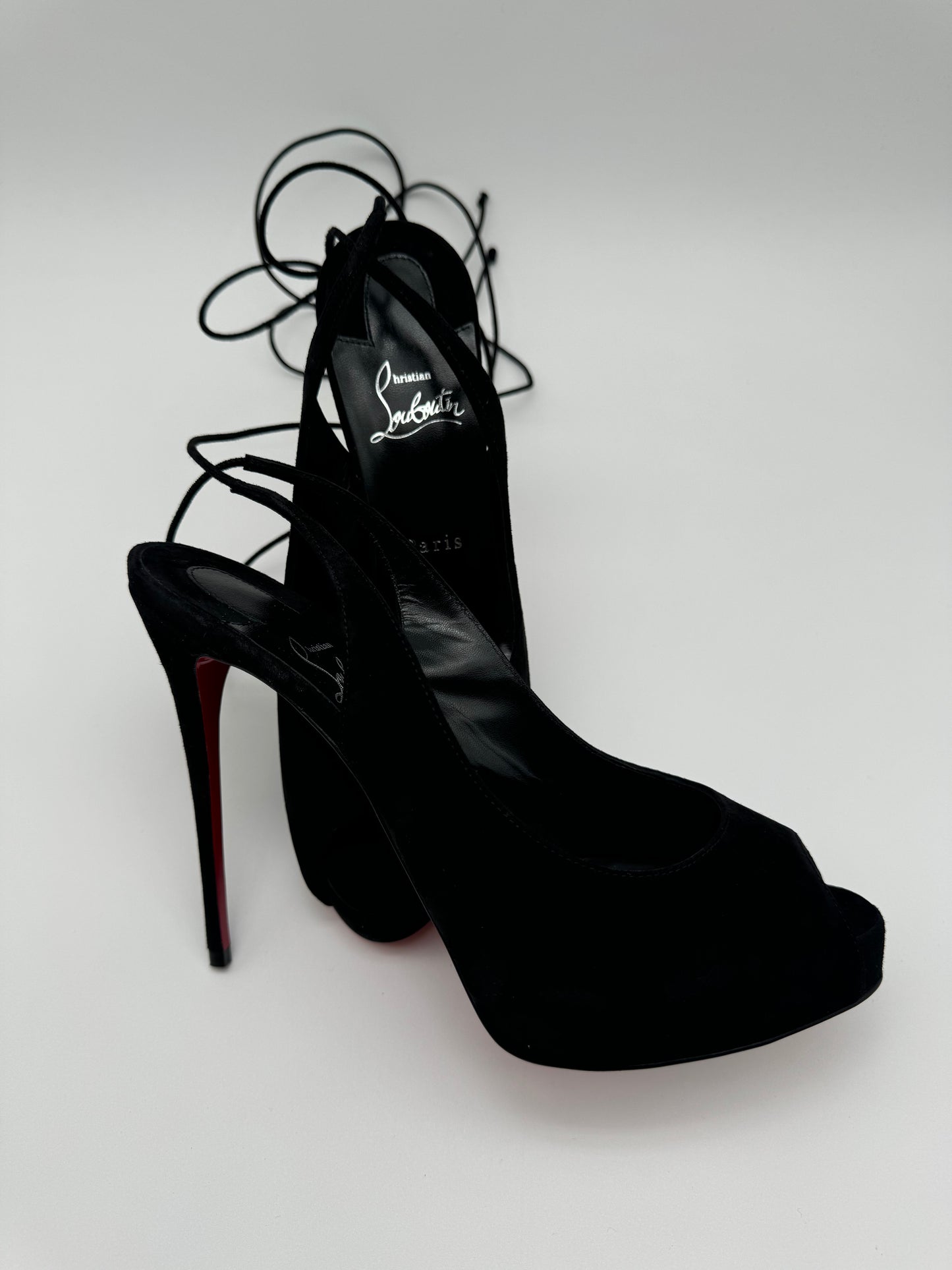 CHRISTIAN LOUBOUTIN SIZE 9 BLACK FULL SET (BRAND NEW!)