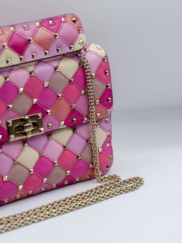 VALENTINO PINK STUDDED CROSSBODY