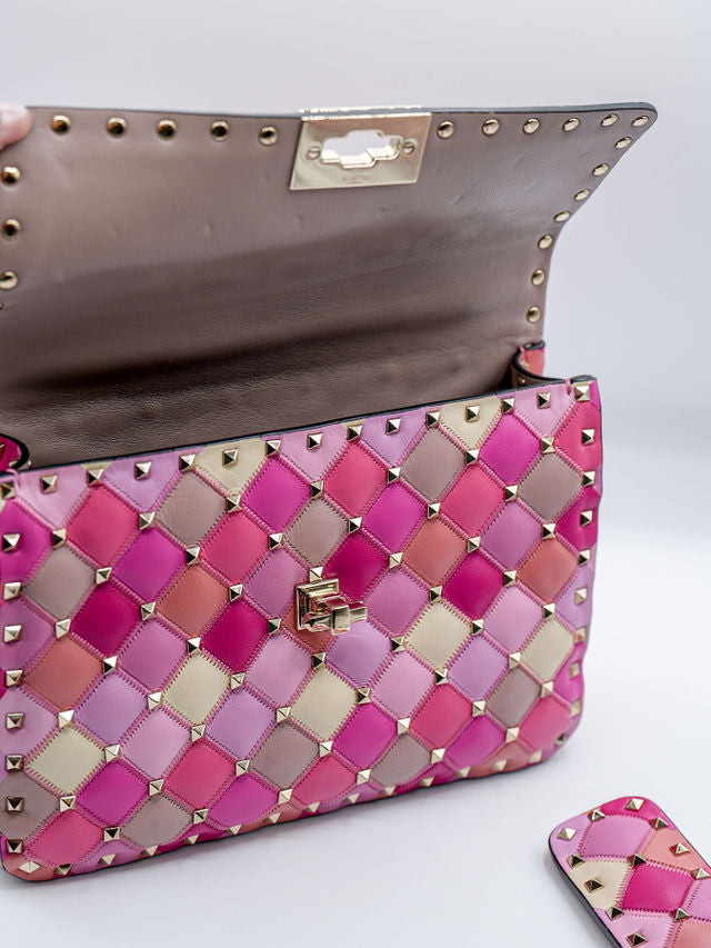 VALENTINO PINK STUDDED CROSSBODY