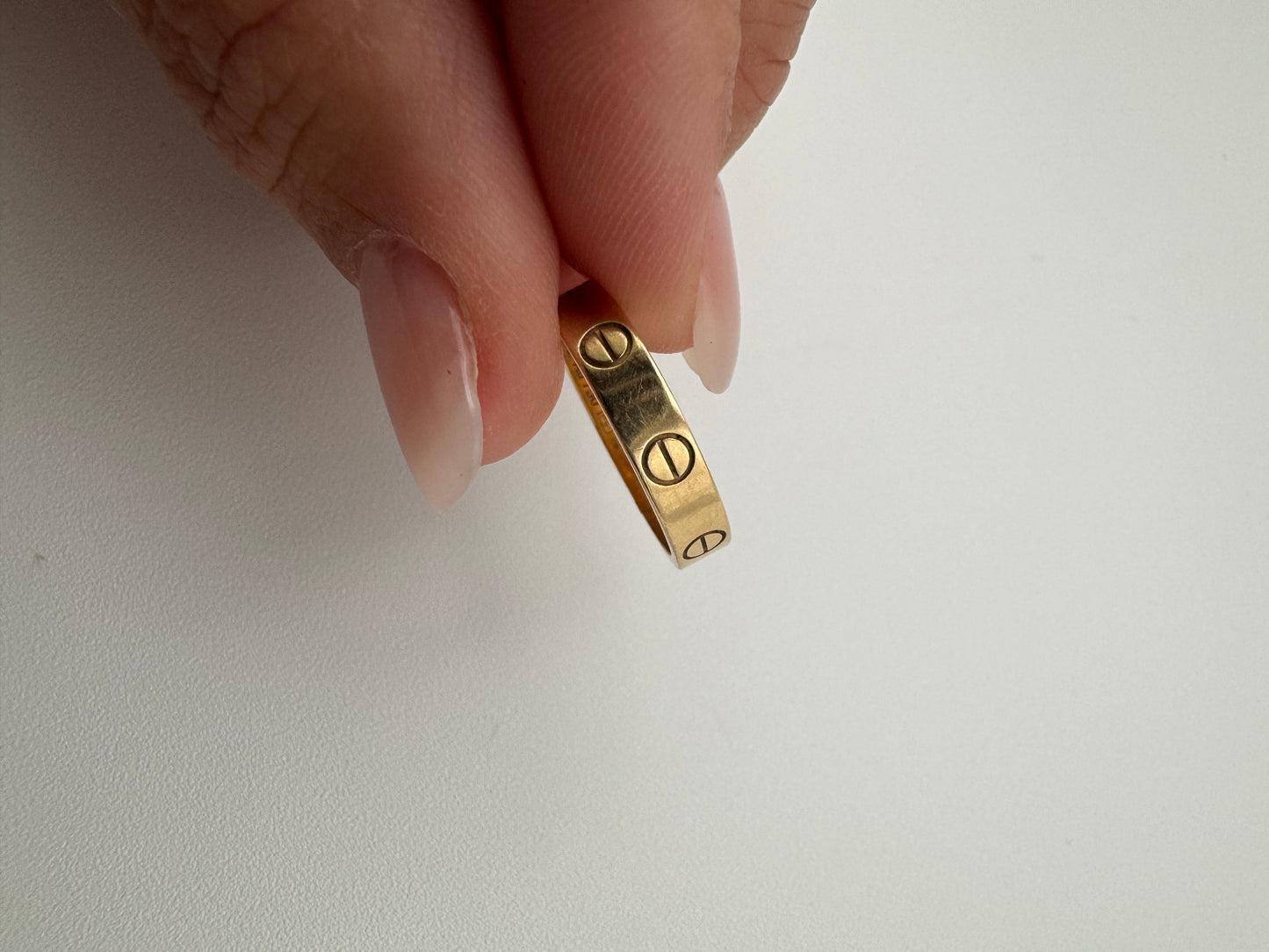 CARTIER LOVE RING SIZE 7 (51)