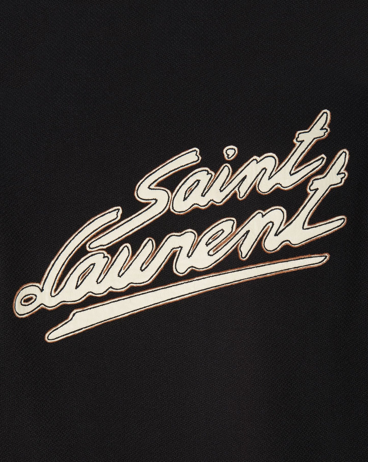 YVES SAINT LAURENT VARSITY JACKET MENS SMALL