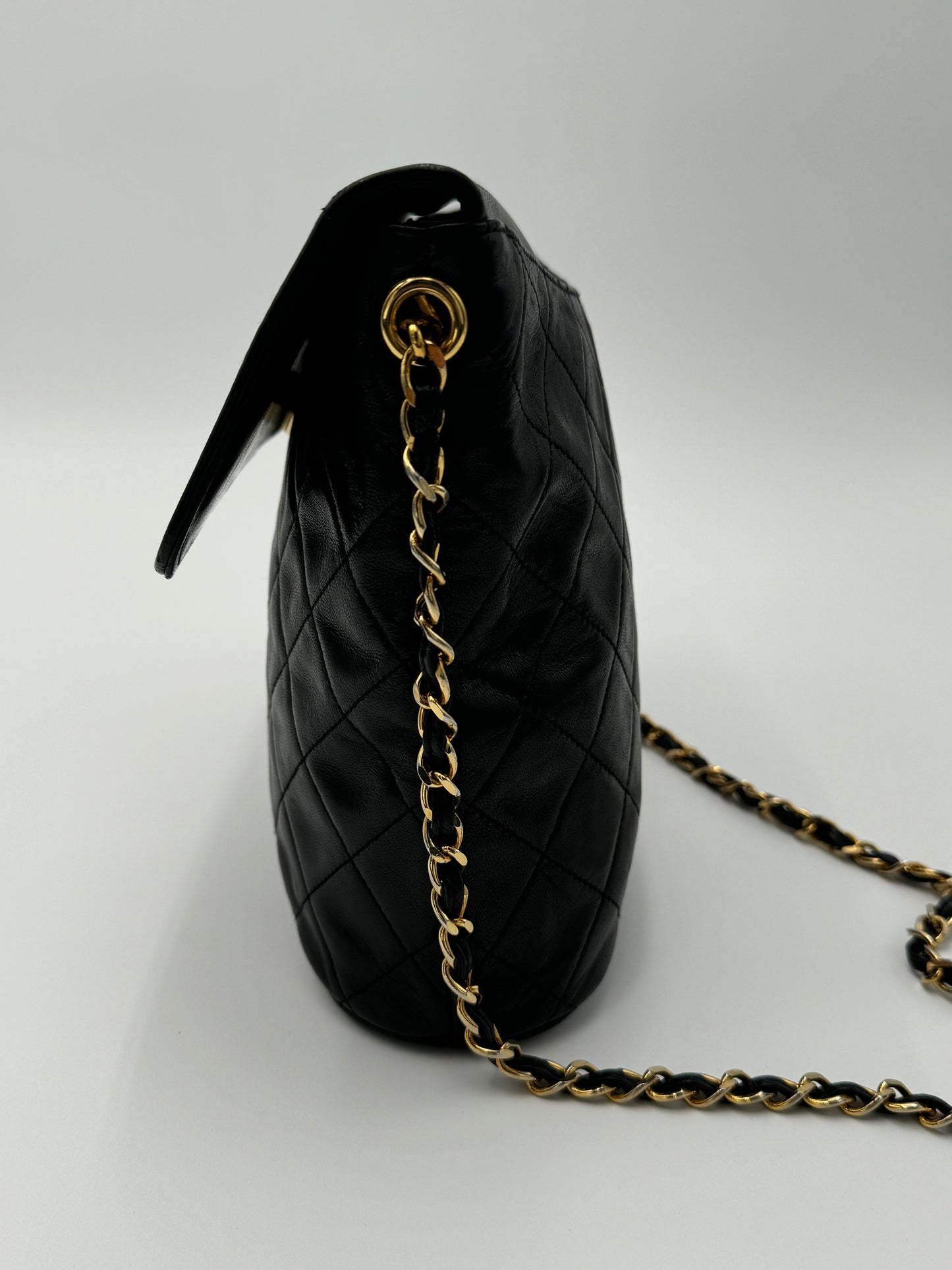 Chanel Lambskin Quilted CC Tassel Flap