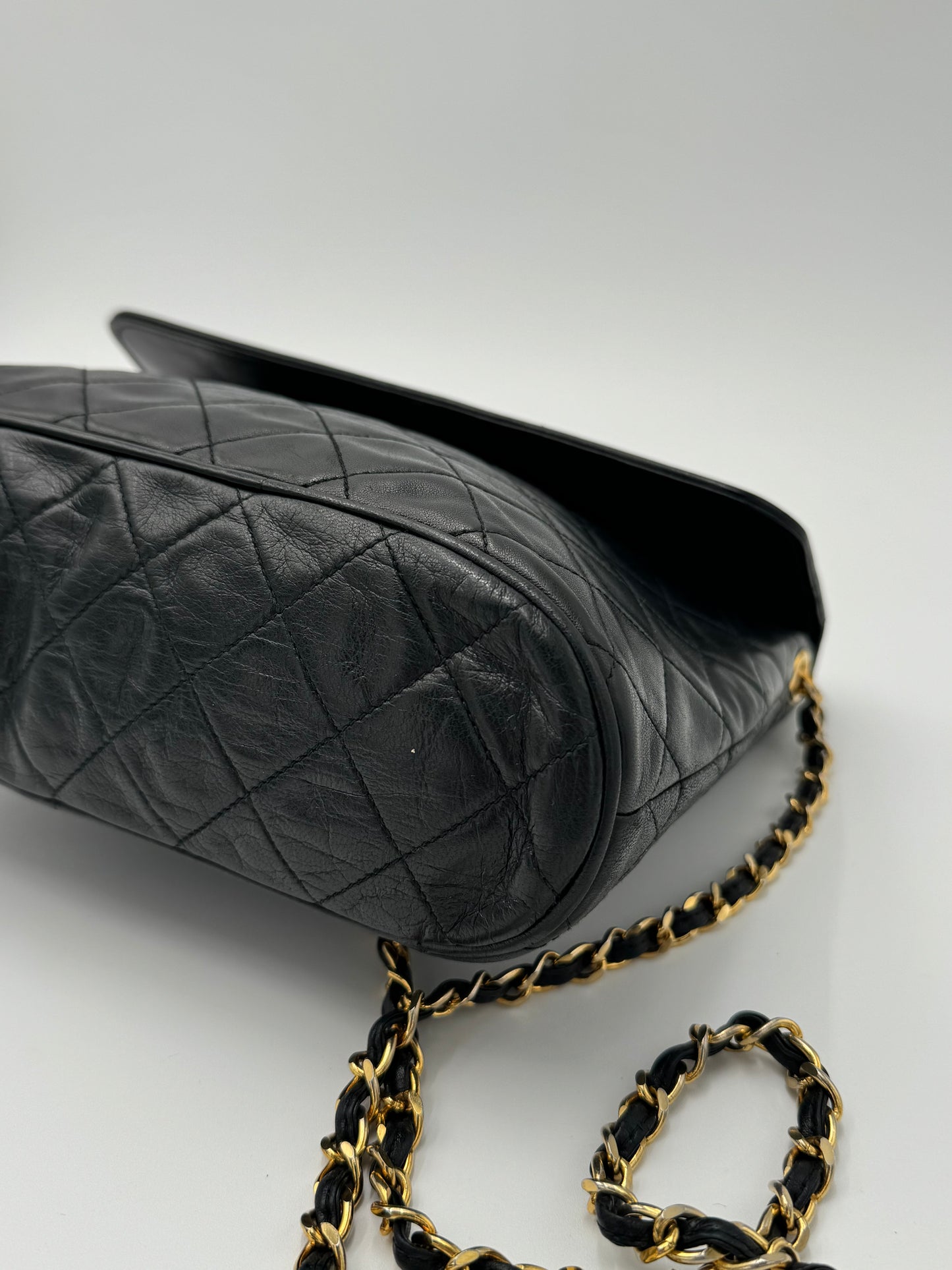 Chanel Lambskin Quilted CC Tassel Flap