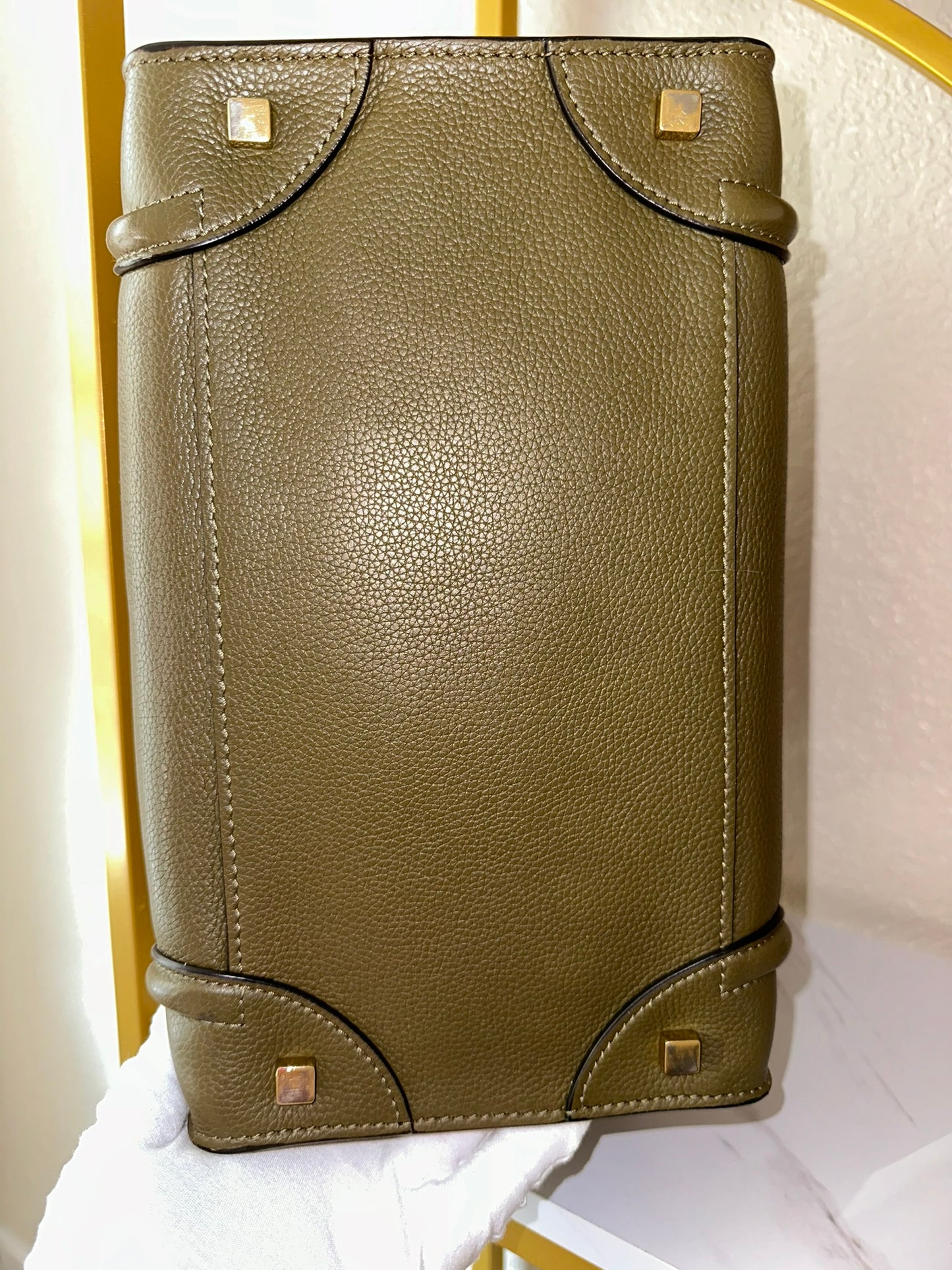 CELINE MICRO LUGGAGE OLIVE GREEN