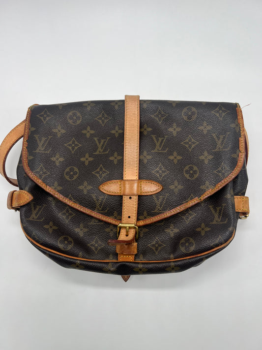 VINTAGE LOUIS VUITTON SAMUR DOUBLE SIDED CROSSBODY