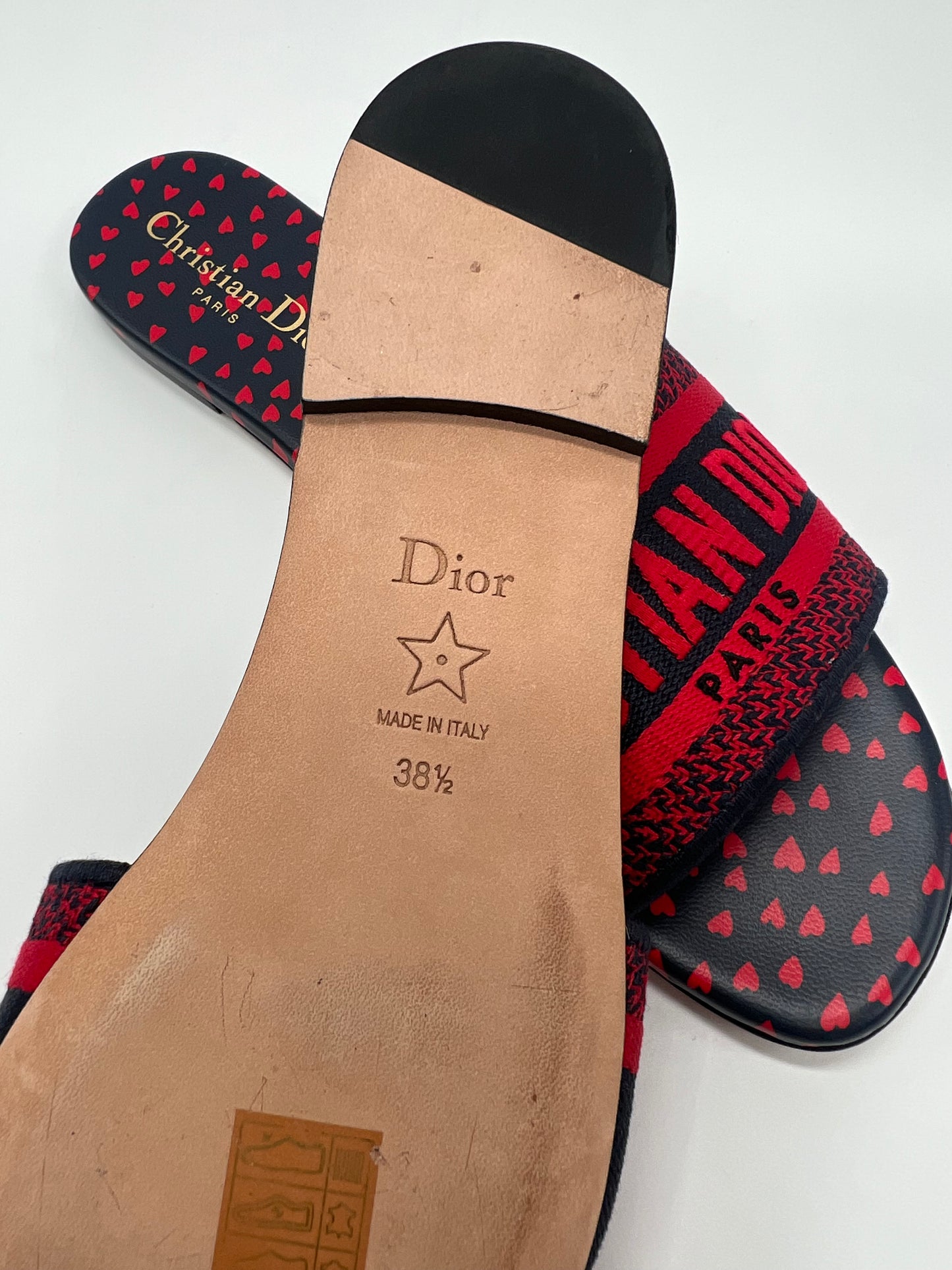 DIOR HEART SLIDES (LIMITED EDITION)