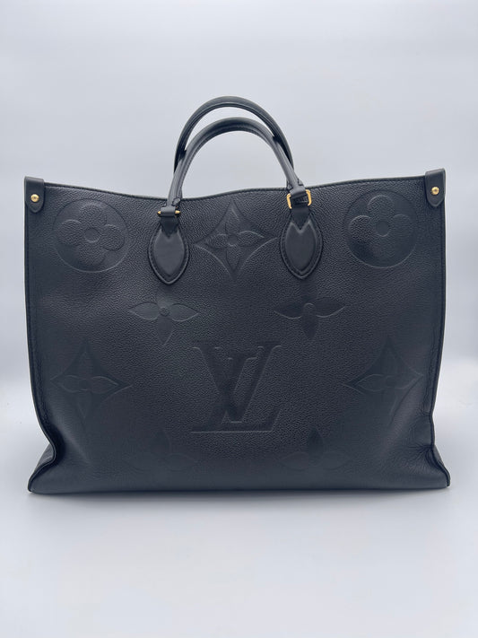 LOUIS VUITTON GM ON THE GO BLACK EMPRIENTE