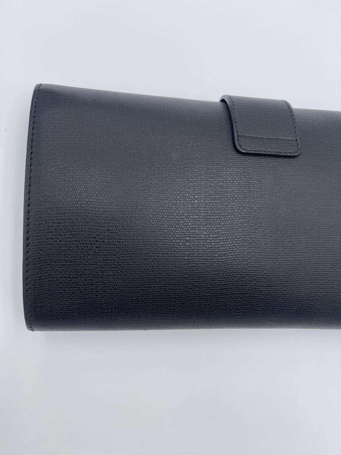 SAINT LAURENT BLACK CLUTCH